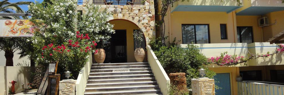 Heraklion Crete Airport Taxi to Minerva Beach Hotel in Agia Marina