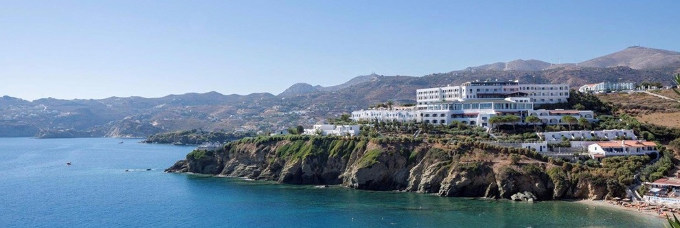 Heraklion Crete Airport Taxi to Peninsula Resort and Spa Hotel in Agia Pelagia
