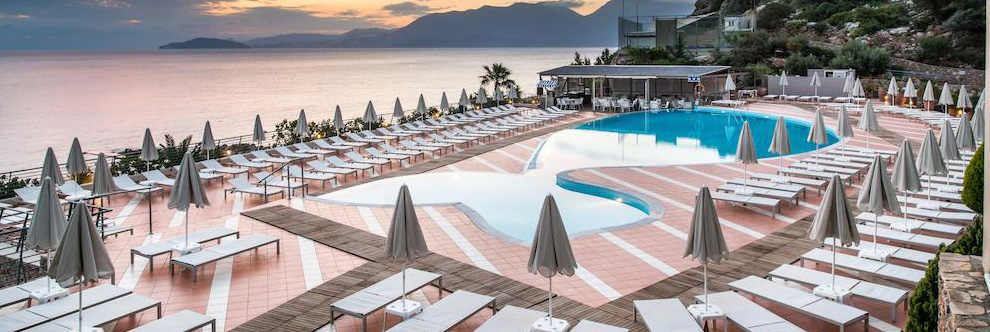 Heraklion Crete Airport Taxi to Blue Marine Resort and Spa Hotel in Agios Nikolaos