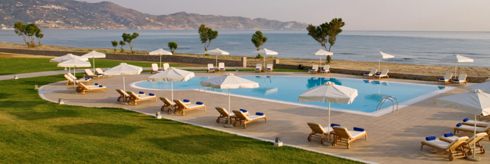 Heraklion Crete Airport Taxi to Candia Maris Hotel in Amoudara