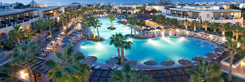 Heraklion Crete Airport Taxi to Stella Palace Resort and Spa Hotel in Analipsis