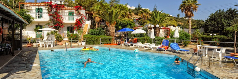 Heraklion Crete Airport Taxi to Saradari Apartments in Anissaras