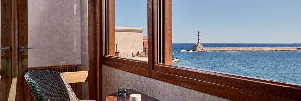 Heraklion Crete Airport Taxi to Domes Renier Boutique Hotel in Chania