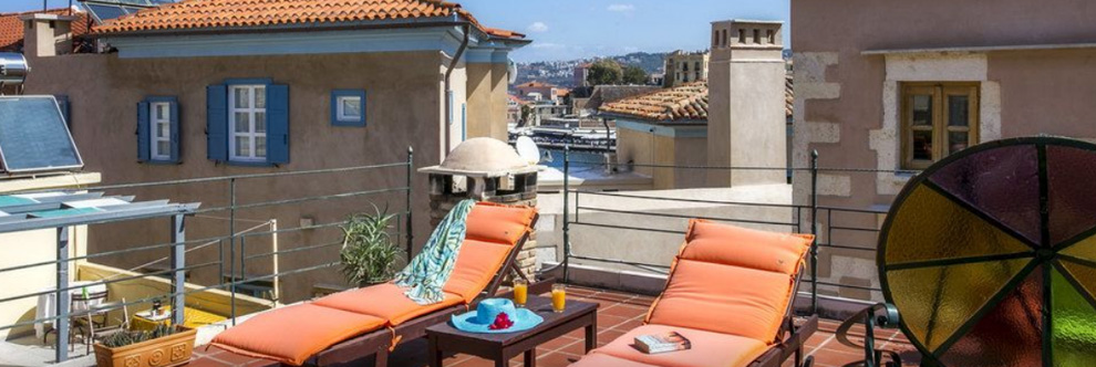 Heraklion Crete Airport Taxi to Ifigenia Rooms and Studios Hotel in Chania