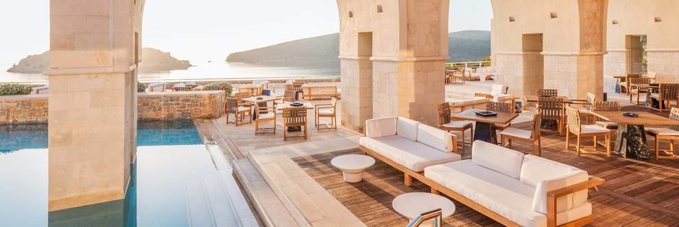 Heraklion Crete Airport Taxi to Blue Palace Resort and Spa Hotel in Elounda