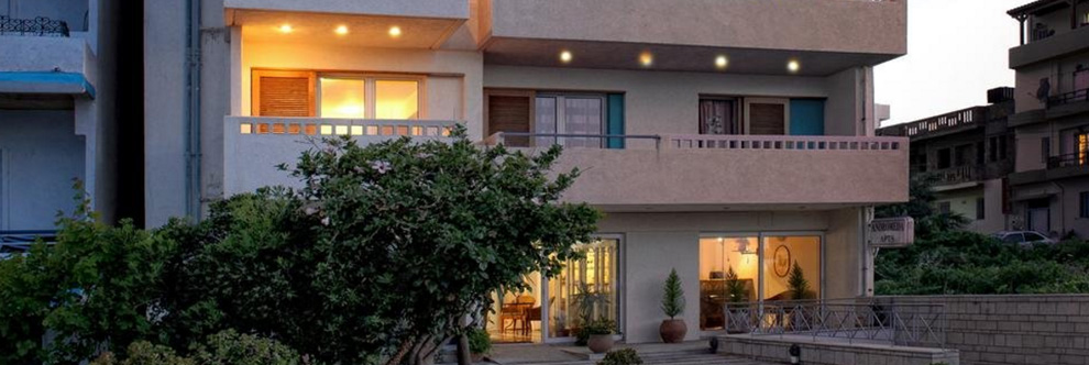 Heraklion Crete Airport Taxi to Andromeda Apartments in Hersonissos