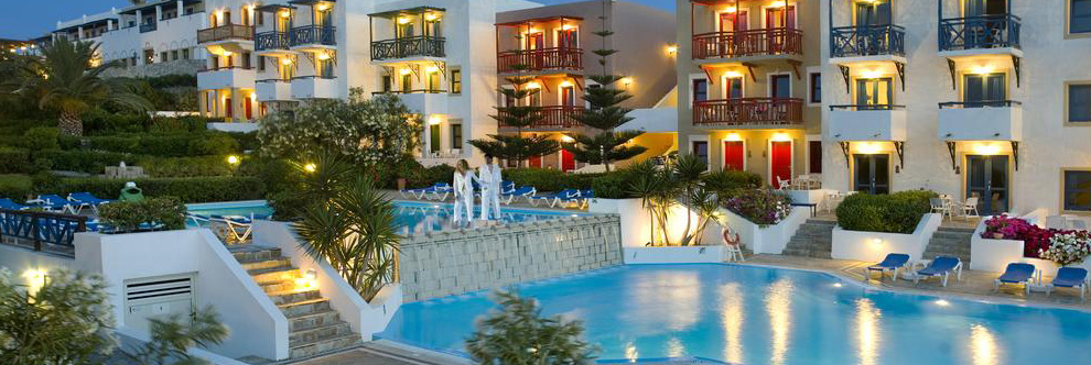 Heraklion Crete Airport Taxi to Cretan Village Hotel in Hersonissos