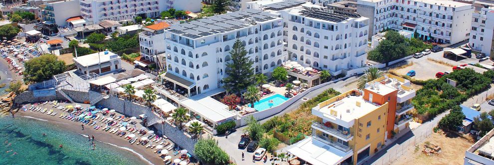 Heraklion Crete Airport Taxi to Glaros Beach Hotel in Hersonissos