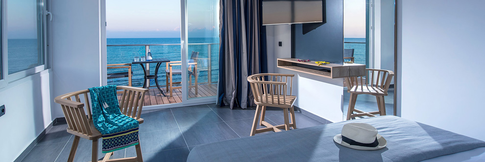 Heraklion Crete Airport Taxi to Infinity Blue Boutique Hotel and spa in Hersonissos