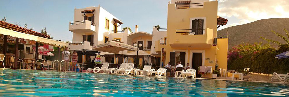 Heraklion Crete Airport Taxi to Sun and Sea Apartments in Hersonissos