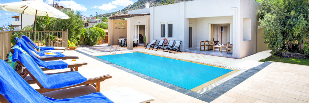 Heraklion Crete Airport Taxi to Villa Melia in Istron