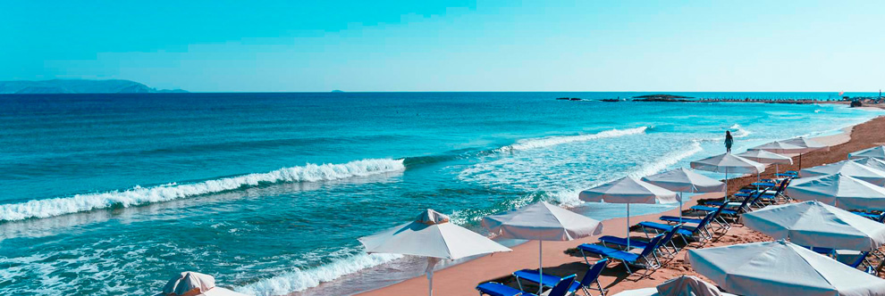 Heraklion Crete Airport Taxi to Arina Beach Hotel in Kokkini Chani