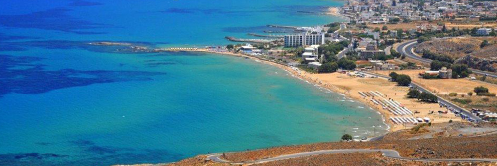 Heraklion Crete Airport Taxi to Elpis Hotel in Kokkini Chani