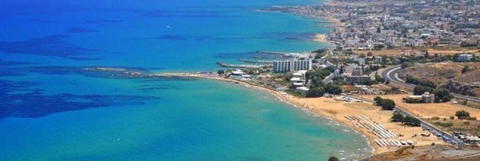 Heraklion Crete Airport Taxi to Sunset Beach Hotel in Kokkini Chani