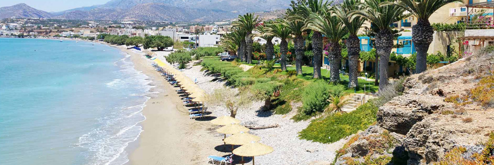 Heraklion Crete Airport Taxi to Artemis Hotel in Makris Gialos