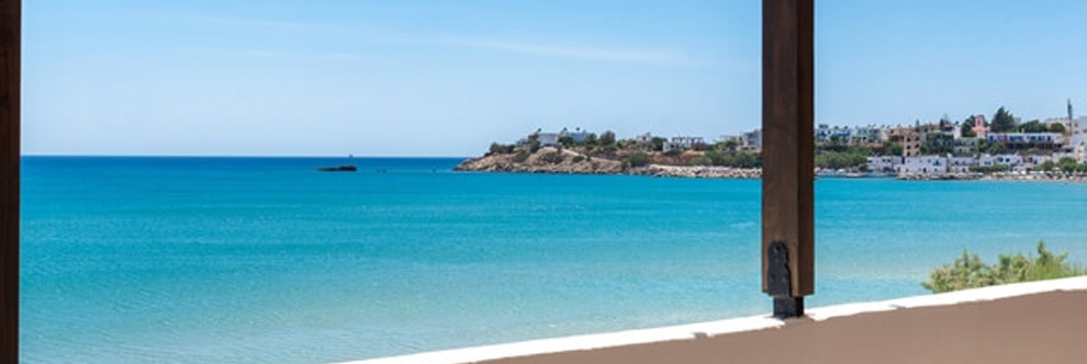 Heraklion Crete Airport Taxi to Eva Apartments in Makris Gialos