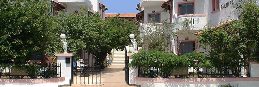 Heraklion Crete Airport Taxi to Palmira Apartments in Makris Gialos