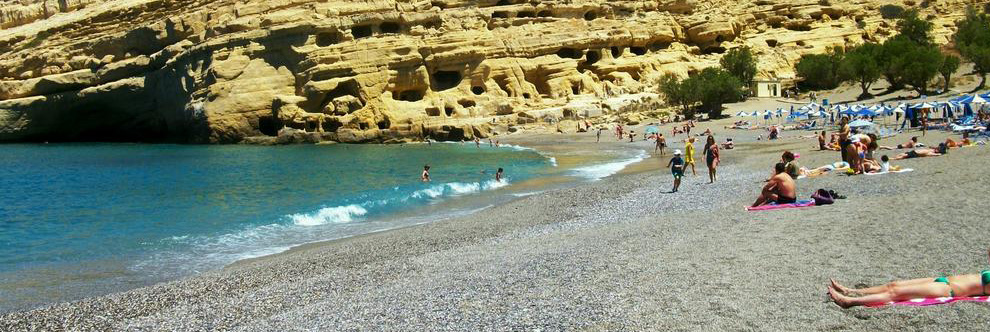 Heraklion Crete Airport Taxi to Franziskas Rooms Hotel in Matala