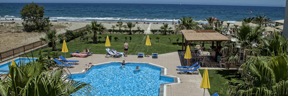 Heraklion Crete Airport Taxi to Ilian Beach Apartments in Rethymnon