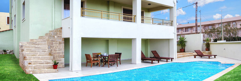 Heraklion Crete Airport Taxi to Irene Luxury Villa in Rethymnon
