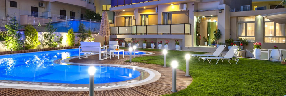 Heraklion Crete Airport Taxi to Leonidas Hotel and Apartments in Rethymnon